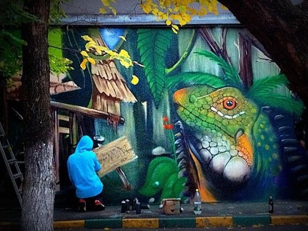 Крутой стрит арт с фестиваля MOST, Москва