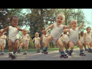 9 ноября 2009 года ролик "Roller-skating Babies" для воды Evian, запущенный агентством BETC Euro RSCG летом , набрал ~60 000 000 просмотров - абсолютный рекорд для рекламных роликов за все время существования онлайнового видео. Это позволило споту занять свое место в Книге Рекордов Гиннесса. Ролик демонстрирует бодрых младенцев, катающихся на роликовых коньках под звуки "Rapper's Delight", первого хип-хоп-хита в мире, выпущенного группой Sugarhill Gang в 1979 году.