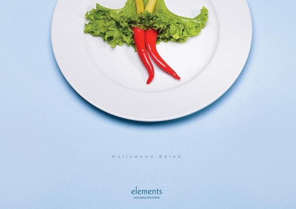 Ресторан Elements: "Голливудский салат"