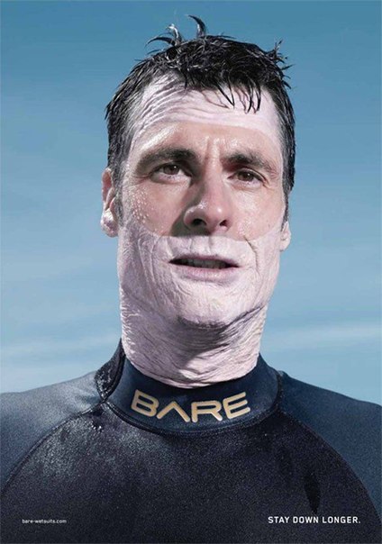 Водолазные костюмы Bare: "Оставайтесь под водой дольше"