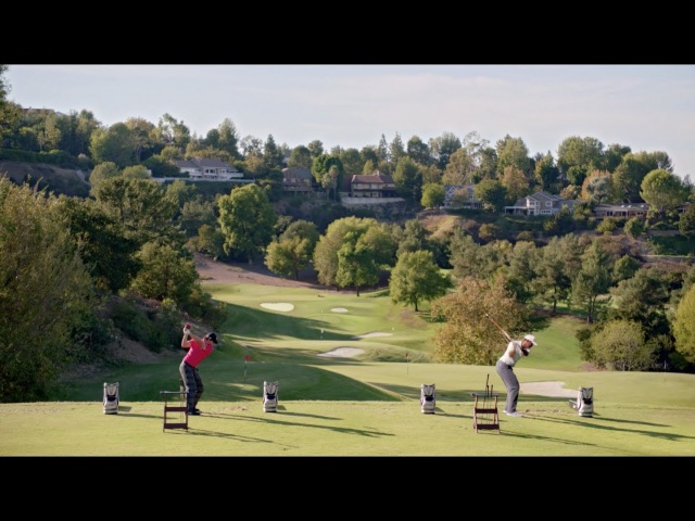 Замечательная реклама линейки товаров Nike для гольфа с чемпионами мира по гольфу
