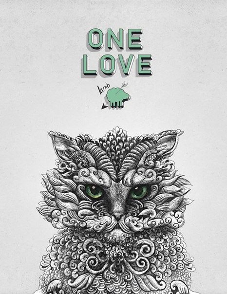 Изысканный брендинг упаковки кошачьего питания ONE LOVE