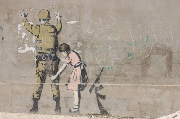 Подборка удивительного партизанского стрит арта от неизвестного художника, скрывающегося под псевдонимом Бэнкси