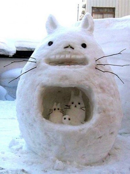 Подборка креативных снеговиков