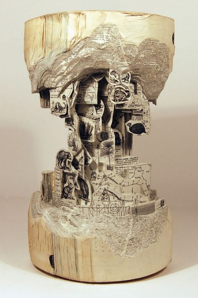 Подборка потрясающих скульптур из книг от Брайана Деттмера