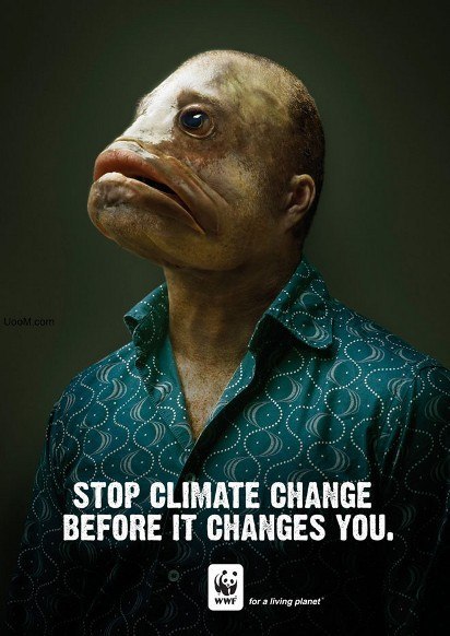 Социальная реклама: "Остановите изменение климата, пока оно не изменило Вас"