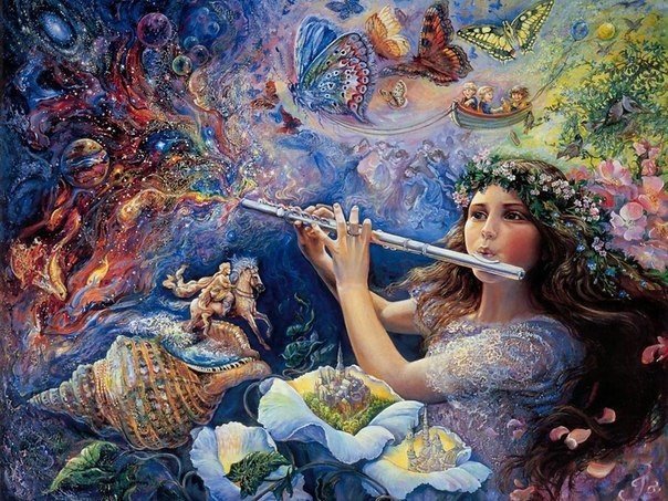 Волшебный мир в картинах Josephine Wall