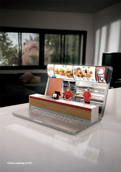 Сеть закусочных KFC: "Заказывайте online"