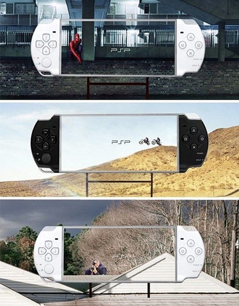 Реклама Sony PSP. 