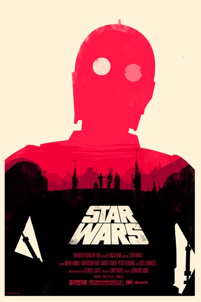 Замечательные постеры Star Wars