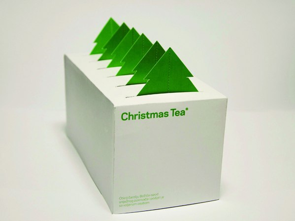 Замечательная упаковка рождественского чая