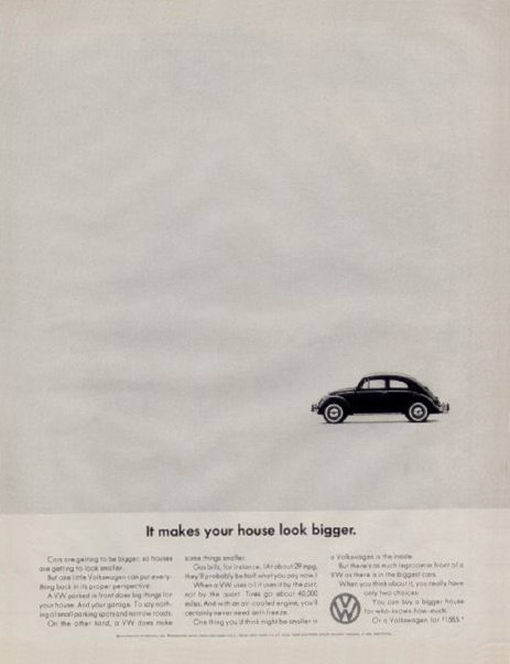 Подборка старой рекламы VW Beetle