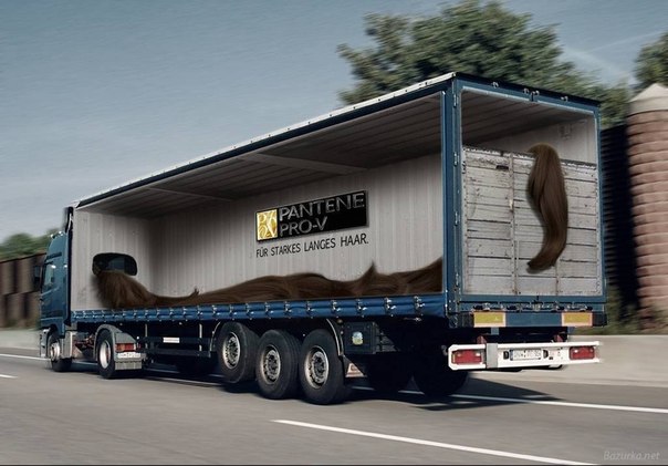 Подборка креативной рекламы на грузовиках