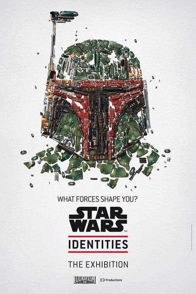 Подборка креативных рекламных постеров выставки Star Wars: "Какая сторона силы формирует тебя?"