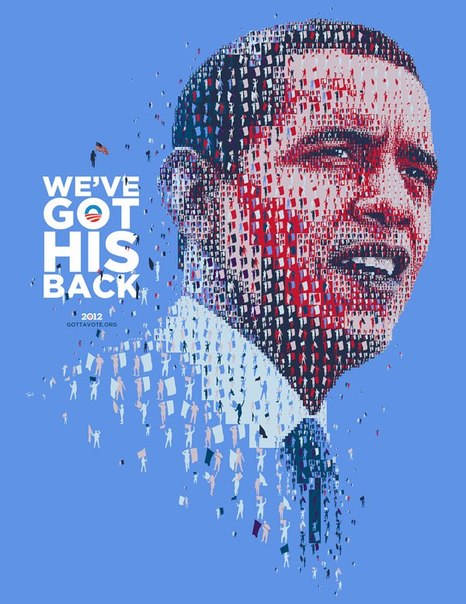Подборка отличных постеров из предвыборной компании Б. Обамы