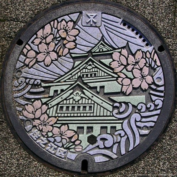 Креативные канализационные люки из японии