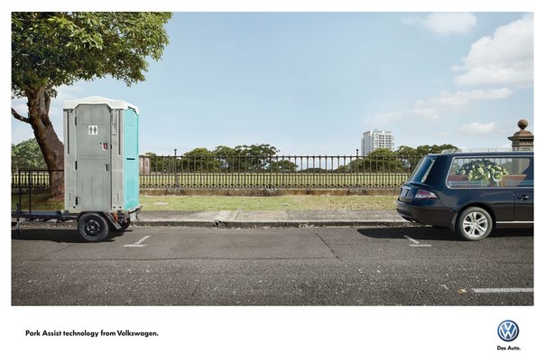 Volkswagen Park Assist Technology: "О-о-о-очень точная парковка!"