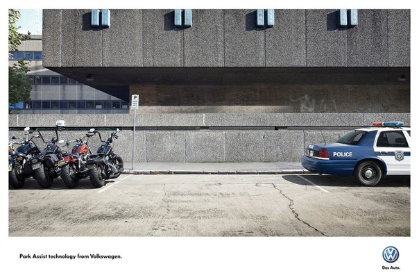 Volkswagen Park Assist Technology: "О-о-о-очень точная парковка!"