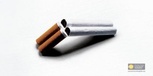 Реклама, направленная на борьбу против курения