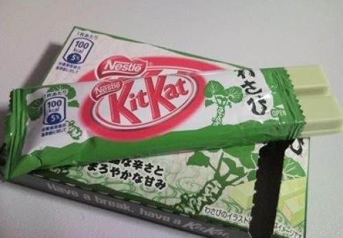 Японский KitKat с васаби 
