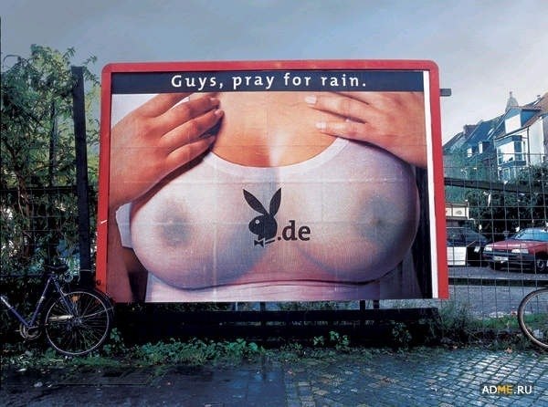 Реклама сайта Playboy. 