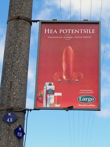 Эстонская реклама томатного сока