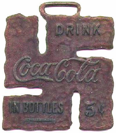 Реклама Coca-Cola на Олимпиаде в Берлине в 1936 году.