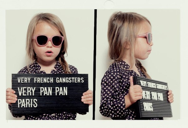 Реклама очков для детей Very French Gangsters