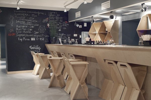 Экологичный дизайн APTEK Bar от Lesha Galkin