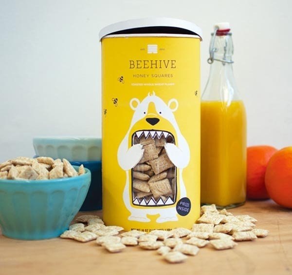 Оригинальная упаковка для линейки здорового питания Beehive