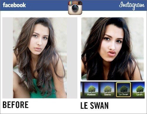 Шуточные фильтры от Instagram для Facebook