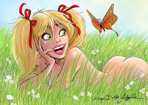 Сексуальная девочка Мэнди - культовая героиня известного американского иллюстратора Dean Yeagle. С тех пор, как ее приключения напечатали в журнале Playboy, сексапильная и невинная Мэнди стала предметом фантазий не только ее автора, но и всех остальных мужчин.