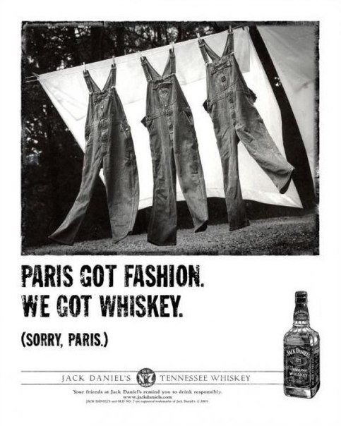 Jack Daniel's: В Париже есть мода...У нас есть виски. [Прости, Париж]