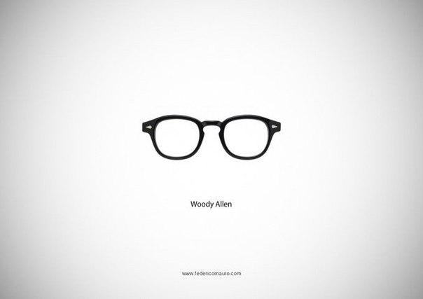Итальянский дизайнер и арт-директор Федерико Маурер (Federico Maurer) создал простую и интересную серию работ под названием Famous Eyeglasses (Знаменитые очки).