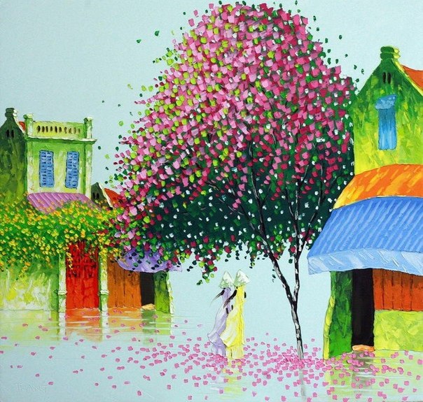 Пейзажи от вьетнамской художницы из Ханое Phan Thu Trang