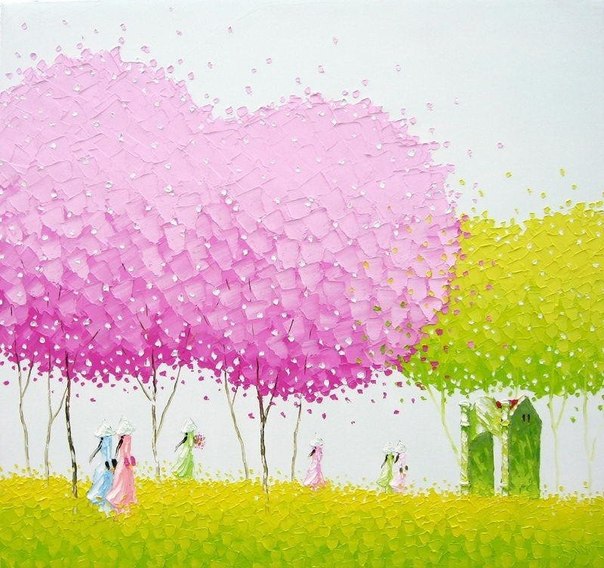 Пейзажи от вьетнамской художницы из Ханое Phan Thu Trang