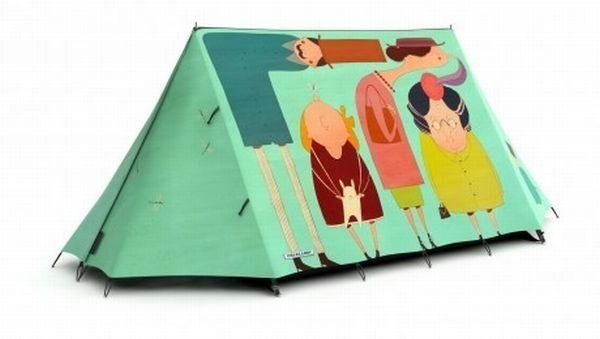 Подборка креативных палаток