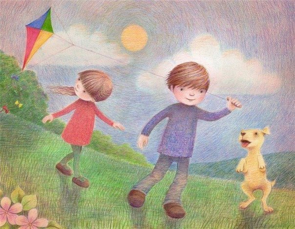 Трогательные иллюстрации с привкусом детства английской художницы Kathy Hare 