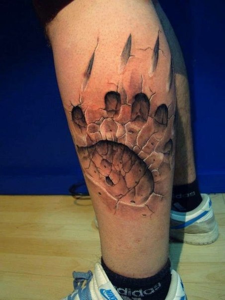 Невероятно объемные татуировки