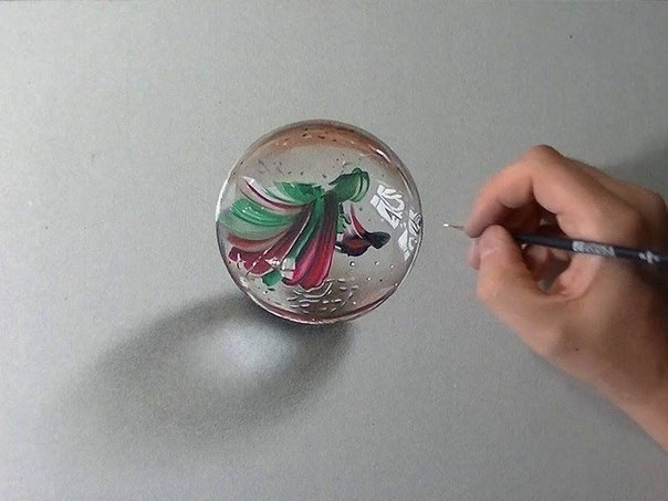 Рисунки акварельными карандашами от Marcello Barenghi
