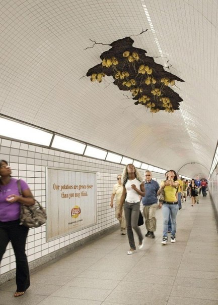Подборка необычной рекламы в метро