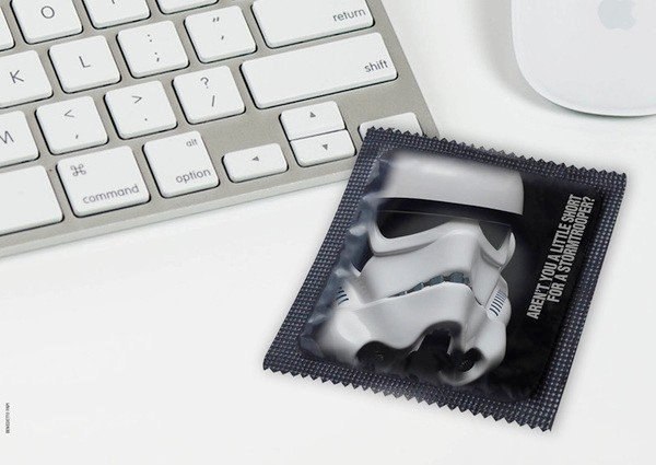 Концепт линейки презервативов Star Wars: "Да пребудет с вами Сила!"