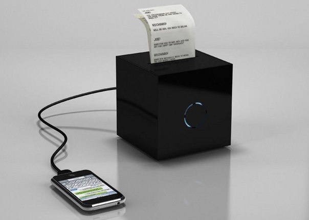 Миниатюрный принтер для распечатки SMS