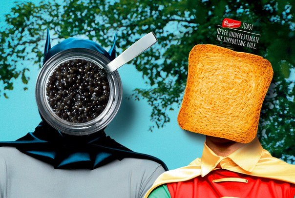 Реклама тостов Bauducco: "Никогда не стоит недооценивать вспомогательную роль"