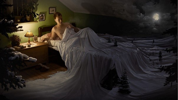 Фотохудожник Эрик Йоханссон при помощи фотошопа превращает свои снимки в замысловатые иллюзии