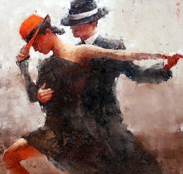 Чувственные танцы на полотнах художника Andre Kohn