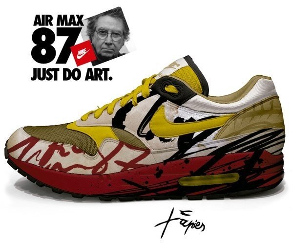 Nike Air Max оформленные в стиле классиков в проекте "Just do art"