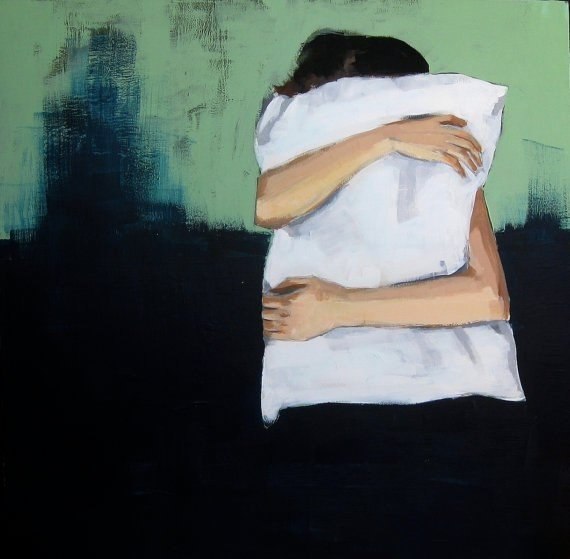 Спящие люди в картинах художницы Clare Elsaesser