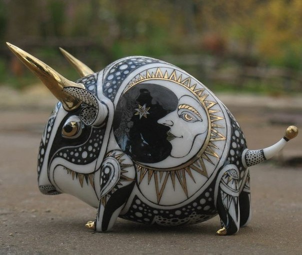 Необычные зверушки от скульпторов Anya Stasenko и Slava Leontyev