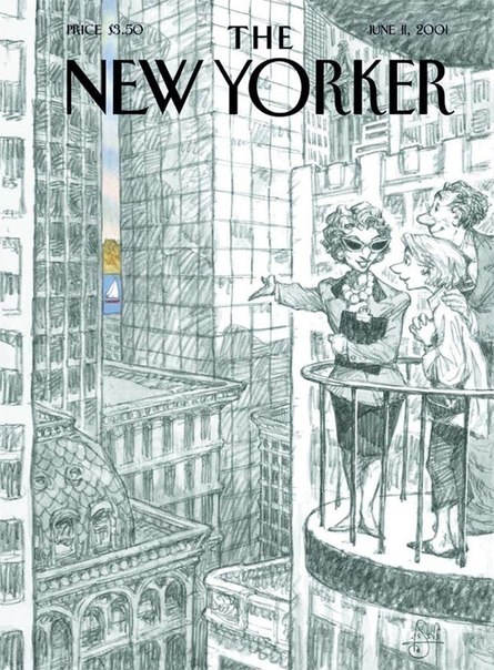 Обложки журнала New Yorker от иллюстратора Peter de Sève